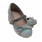 Girls Sequined Sparkly Glitter Slippers Shoes Colorful with Strap by Nina  6M