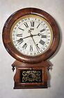 Rare Terry’s Patent Ansonia Calendar Brass & Copper Co. Wall Clock