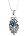 Montana Silversmiths Women's Blue Spring Turquoise Necklace Silver