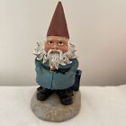 TRAVELOCITY The ROAMING GNOME Garden Yard Lawn Travel Buddy Statue Card Holder