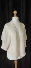 NWT $288 Magaschoni 100% CASHMERE Knit Open Front Cardigan Shrug SWEATER NEW