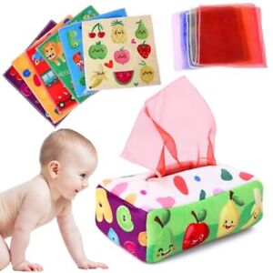 Baby Toys 6 to 12 Months - Tissue Box Toy Montessori for Babies 6-12 Months, ...