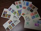 GHANA Collection of 9 different beautiful FDC covers 1957-1960