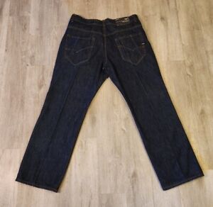 Vintage Rocawear Jeans Men's 37x31 Blue Dark Wash Baggy Y2K Hip Hop Southpole