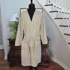 Polo Ralph Lauren Robe Men's size L/XL Tan 100% Cotton Long Sleeve Pony Logo