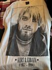 Original Vintage Kurt Cobain Memorial  T-Shirt 1994 Large Nirvana 1967-1994