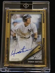 2022 Topps Transcendent Hideki Matsui GOLD DECO AUTO #1/1 signed Yankees