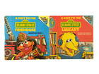 Sesame Street A Visit To The Library And Firehouse Book Lot Of 2 1983 And 1986