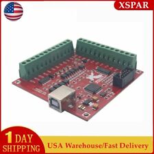 CNC USB MACH3 100Khz Breakout Board 4Axis Interface Driver Motion Controller US#
