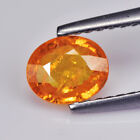 Natural Loose Spessartite Garnet Orange | Oval Shape | 0.62 cts Gemstone