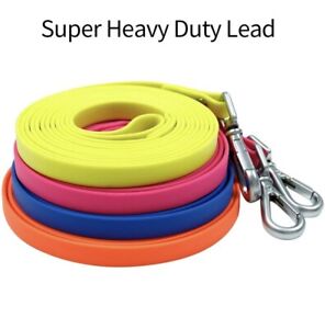 Waterproof Dog Training Leash 100FT 50FT 30FT 16FT 13FT 10FT Yellow, Red, Pink