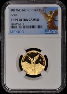 2023 Mo Mexico 1/4 Onza Gold Libertad Proof NGC PF69UC