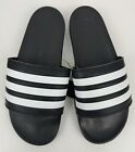 NEW Adidas Adilette Comfort Slide Sandal Mens 11 Womens 12 Black White GZ5891