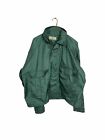 VTG Orvis Rain Windbreaker L Green Waterproof Hooded Lightweight Fishing Jacket