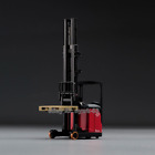 1/25 Diecast Truck Linde Battery Counter Balanced Forklift Collectible Car Model