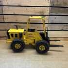 Large 1ft Vintage Tin Plate Pressed Steel Mighty Tonka Forklift XMB-975