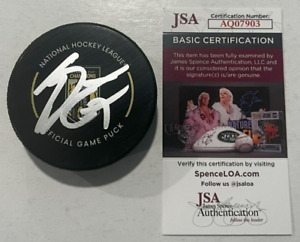 MARK STONE SIGNED VEGAS GOLDEN KNIGHTS STANLEY CUP BANNER GAME PUCK W/ CASE JSA