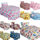 TWIN 3PC BED SHEET/PILLOWCASE SET FOR KIDS BOYS GIRLS TODDLERS MANY DESIGNS