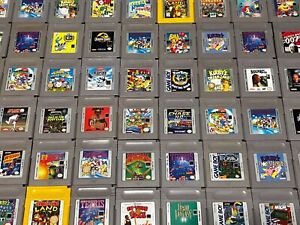 Nintendo Game Boy Authentic *Pick Your Game* Cart Only Cleaned & Tested