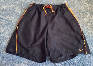 Nike mens Swim Trunks Mesh Lined Volley Shorts. Sz small & black