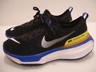 Mens 11 Nike ZoomX Invincible Run 3 FK Black Racer Blue DR2615-003 Shoes Running