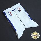 Nike Elite Crew USA NBA Socks DRI-FIT Maximum Cushioning WHITE-Blue Large