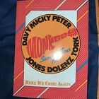 MONKEES 1987 TOUR PROGRAM Signed Davy Jones Micky Dolenz Peter Tork & Weird Al