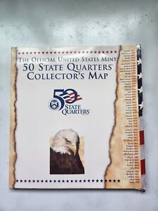 1999-2008  50 State Quarter Map Complete Set