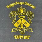 Kappa Kappa Gamma Black Wool Sorority Blanket Kappa Dad Vintage 40x59