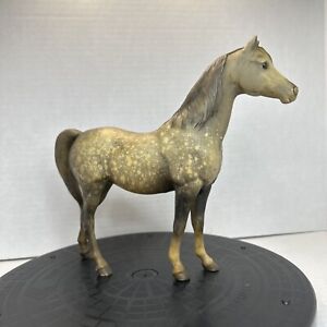 Vintage Breyer Horse Traditional #213 Proud Arabian Stallion Dapple Grey 1972-88