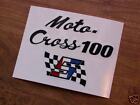 Speedway mini bike - Moto-Cross 100 decal