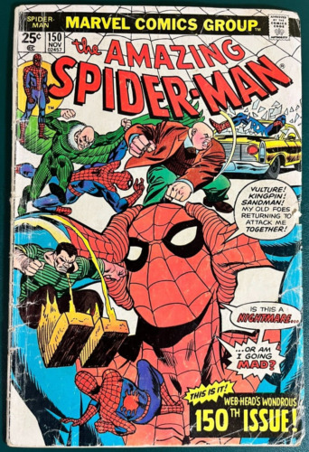 AMAZING SPIDERMAN #150 (GD) - Reader Copy 1975 Marvel