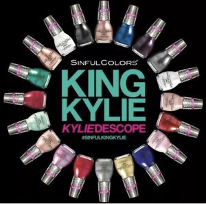 Buy 3 Get 1 FREE!! Sinful Colors Nail Polish KING KYLIE KYLIEDESCOPE JENNER Coll