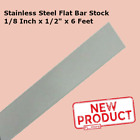 Stainless Steel Flat Bar Stock 1/8 Inch x 1/2