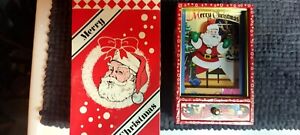 Brand New Vintage 1980 Christmas Musical Jewelry Box Dancing Santa Claus