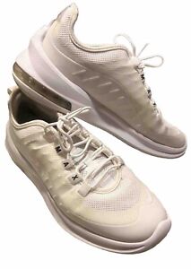 Nike Air Max Axis Running Shoes Womens 9 White Sneakers Trainers AA2168-100