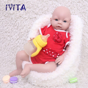 20'' Lifelike Reborn Baby Girl Doll Full Body Silicone Real Touch Kids Playmate