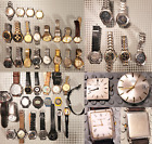 50 Vintage Seiko Citizen Tiffany Omega Swatch Timex Casio Parts Watch Lot & More
