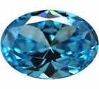 10x12 mm Natural Oval Sea Blue Sapphire 7.28 ct Diamonds Cut VVS Loose Gemstones