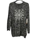 NWT Relativity Womens Sweater Plus Size 3X Winter Snowflake Warm Orig $74