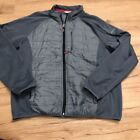 Orvis Men's XL Gray Puffer Full Zip Light Jacket