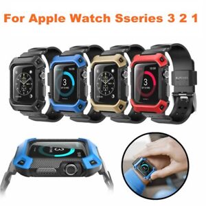For Apple Watch Series 3 2 1, Genuine SUPCASE Smart Wristwatch Band Case Cover