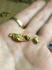 Natural Gold Placer Nugget 22K - California - 5.5 Grams - 23mm - Lot Of 2