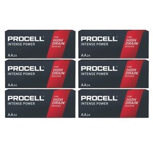 144 AA Duracell Procell Intense Alkaline Batteries 1.5V (PX1500, LR6)