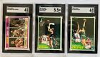 1981 Larry Bird, Kevin McHale RC, Lakers Leaders SGC Graded