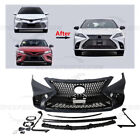 For 2018-2023 Toyota Camry LS Style Front Bumper w/ Grille Trim Fog Lights (For: 2018 Toyota Camry LE)