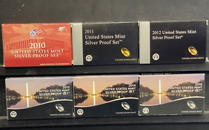 New Listing2010-2015 United States Mint Silver Proof Sets