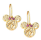 Disney Park Arribas Bro Earrings✿ Minnie Mouse Made with Crystals from Swarovski