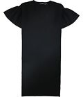 Ralph Lauren Womens Pranang Bell Sweater Dress, Black, XX-Small