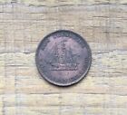 1854 Canadian Half Penny New Brunswick Copper Token Canada Large Cent